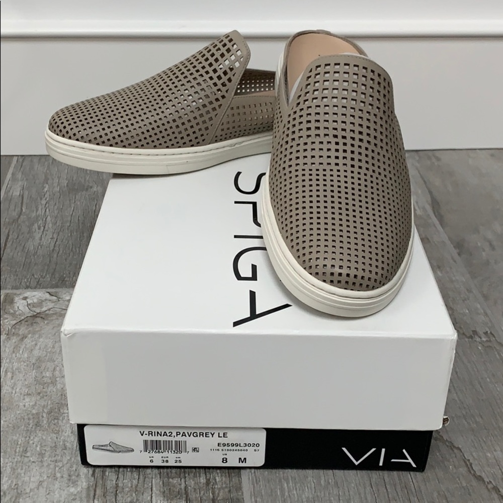 NWT VIA SPIGA slip in sneakers